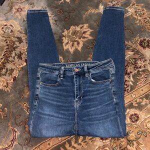 American Eagle Outfitters High Rise Jeans - Blue